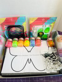 Image 6 of Neon Green Beading Butterfly Kit 