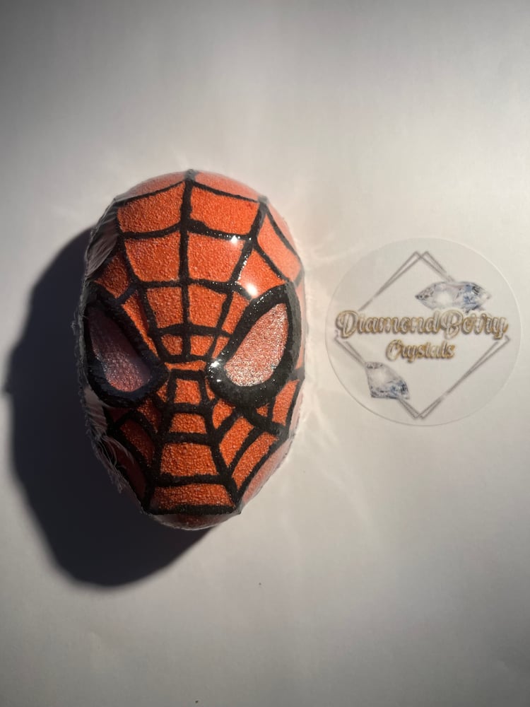 Image of Web man face1 bath bomb 