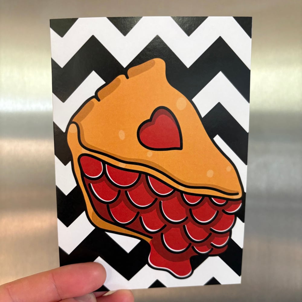 Image of “TWIN PEAKS: CHERRY PIE” Greetings Card