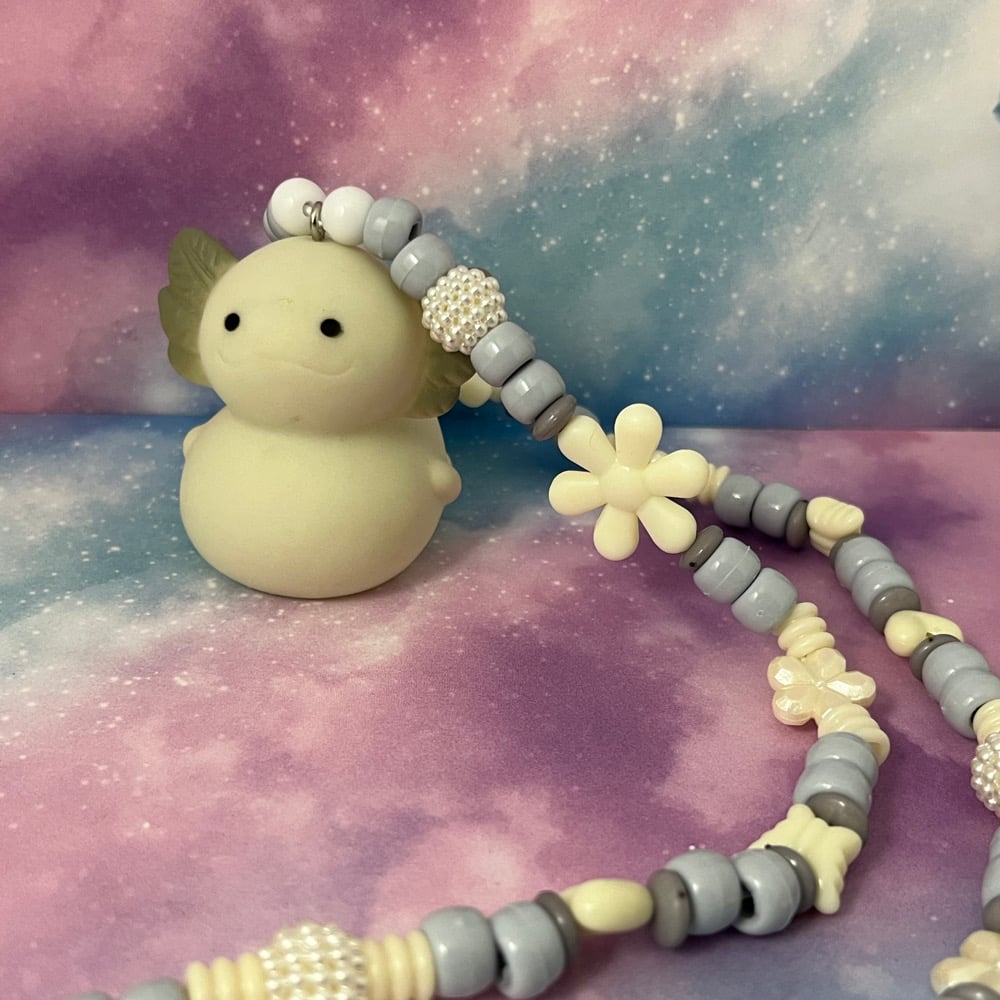 Image of Axolotl Kandi Necklace Collection Kawaii