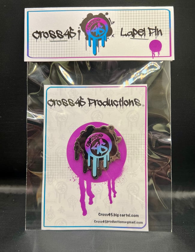 Cross45 Lapel Pin