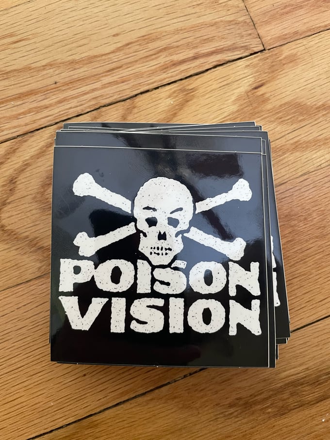 Image of Poison Vision Logo sticker