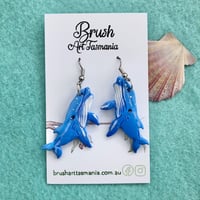 Humpback Whale Earrings