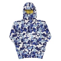 Image 1 of Furr windbreaker hoodie (blue)