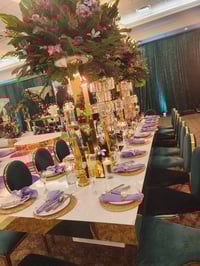 Image 4 of Tropical flower balls (green, lavender and purple  100cm for rent only 