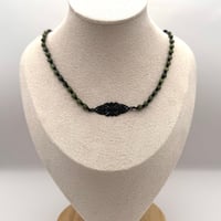 Image 2 of Jade Oak Leaf Necklace