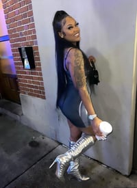 Image 3 of Grey slime dress