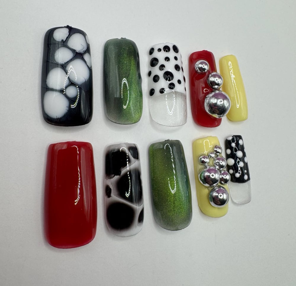 Image of polka dot set