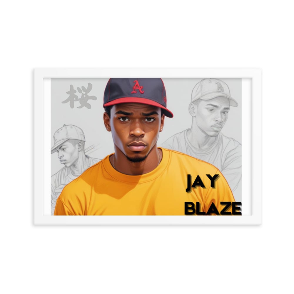 ZEN EXP - “Jay Blaze” Framed matte paper poster