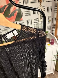 Image 2 of Black sheer top 