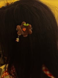 Image 2 of Moody Cocoa swirl hair clip 