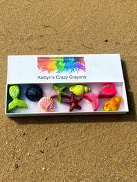 Image 1 of Mermaid crayons