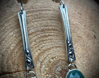 Image 3 of Green Chalcedony Earrings 