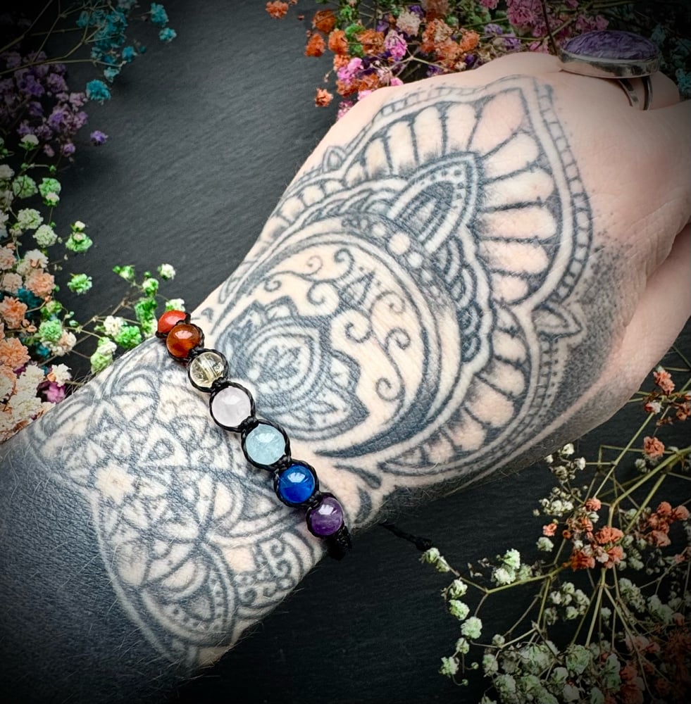 Image of Bransoletki plecione czakralne