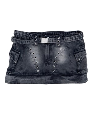 Image of K16CH1 - Flared Convertible Maxi Skirt