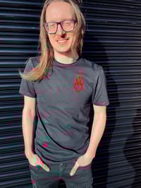 Image 4 of Hellfire heart tee - adult