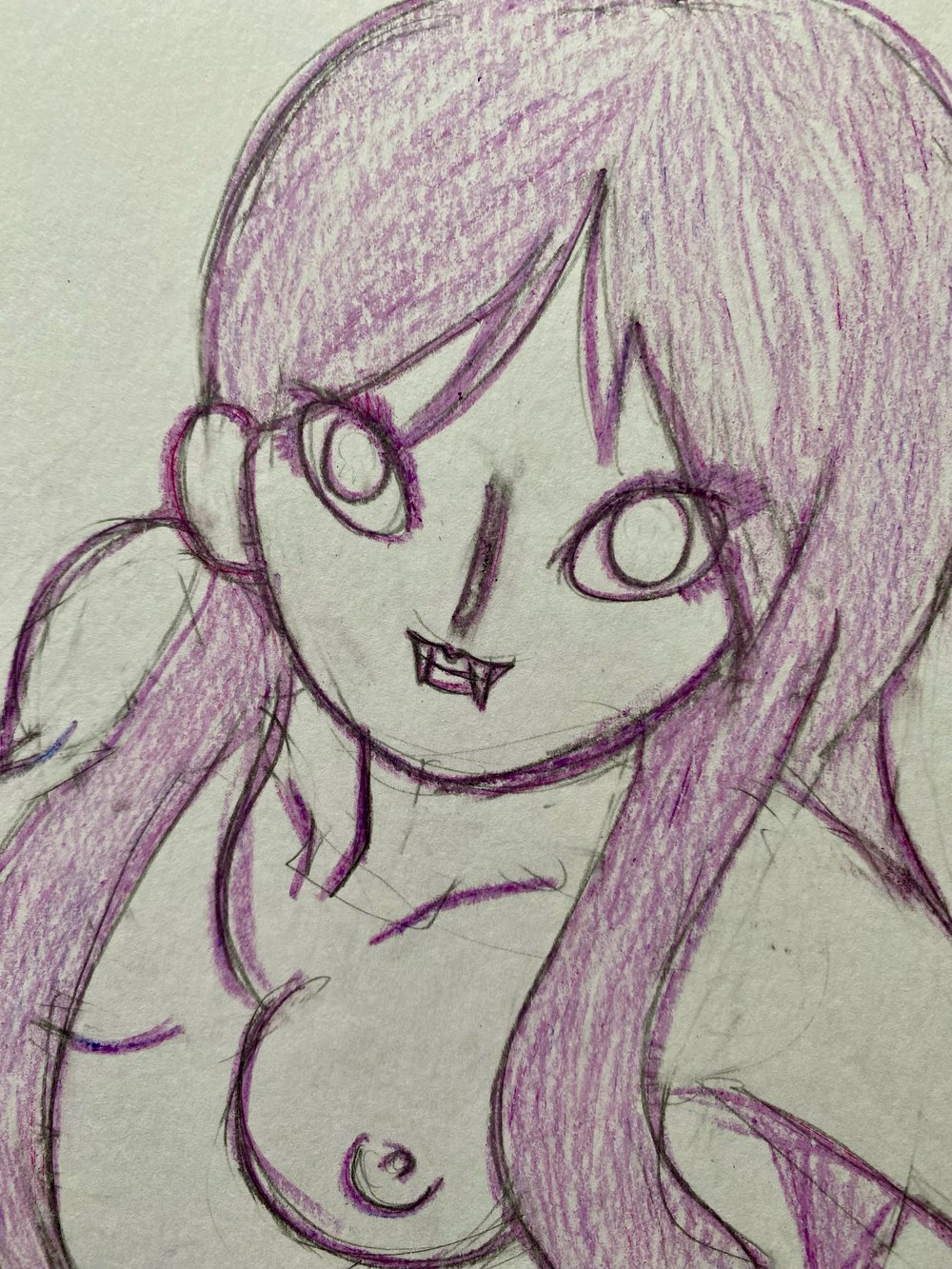 MY PRETTY VAMPIRE study sketch