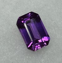 Image 16 of Heated Natural Tanzanite Purple pink, emerald cut, 6.75ct
