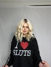 I HEART Sluts Crop Hoodie 