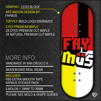 Image 1 of ‘LEGO BLOCK’ + LÜXE PRO FB TAPE & FAYMUS STICKER PACK