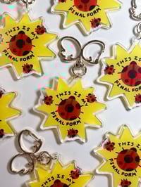 Image 1 of Ladybug Keychain – Cute Bag Charm for Keys & Backpacks