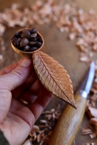 Image 7 of Cherry Leaf ~ Coffee Scoop 