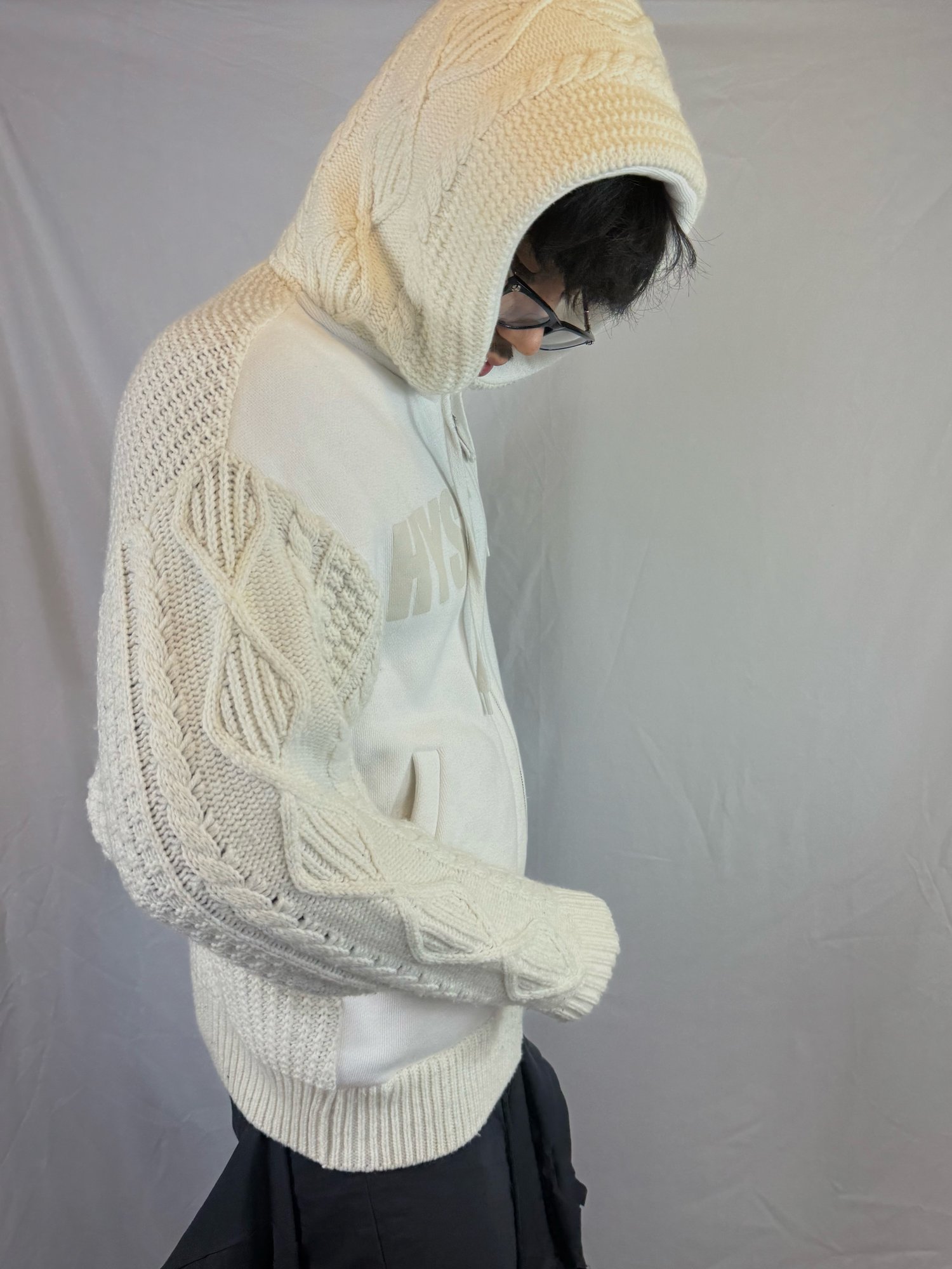 Image of Hysteric Glamour Cable Knit Zip