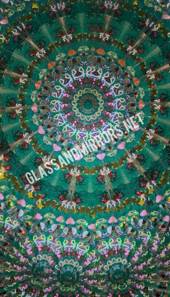 Image of Green Jumbo Wand Aura Kaleidoscope