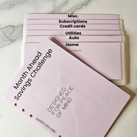 Image 1 of Month Ahead Savings Challenge A5 with Ascenda Envlpz 