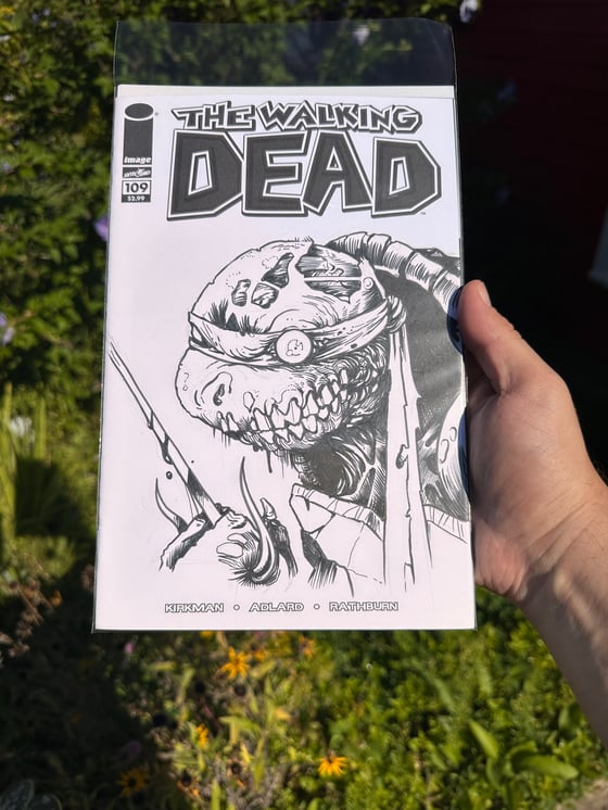 Image of TMNT Walking Dead Sketch Cover variant 