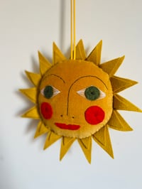 Image 2 of Gold Hanging Sun Charm 1