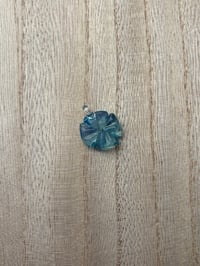 transparent blue clover