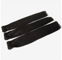 Image 3 of Double Drawn Straight Hair Bulk Hair Kit
