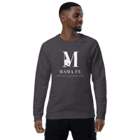 Image 4 of MamaFe "Faith of a Mustard Seed" Unisex Organic Raglan Sweatshirt