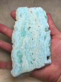 Image 4 of Blue Aragonite Slab #2391