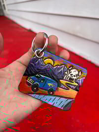 Image 3 of God Luck Good Speed Keychain