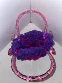 Image 3 of Magenta Mary Jane Bud Purse