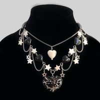 Image 1 of Dripping in Stars Necklace 