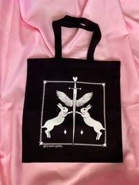 Blade Bunny Tote Bag Black