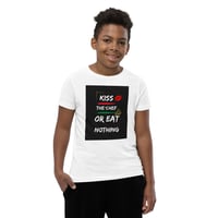 Image 1 of Kiss the Chef or eat nothing Youth size Short Sleeve T-Shirt