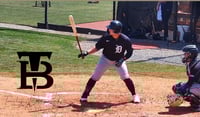 Image 2 of Baby blue sleeve with pink TB combo logo
