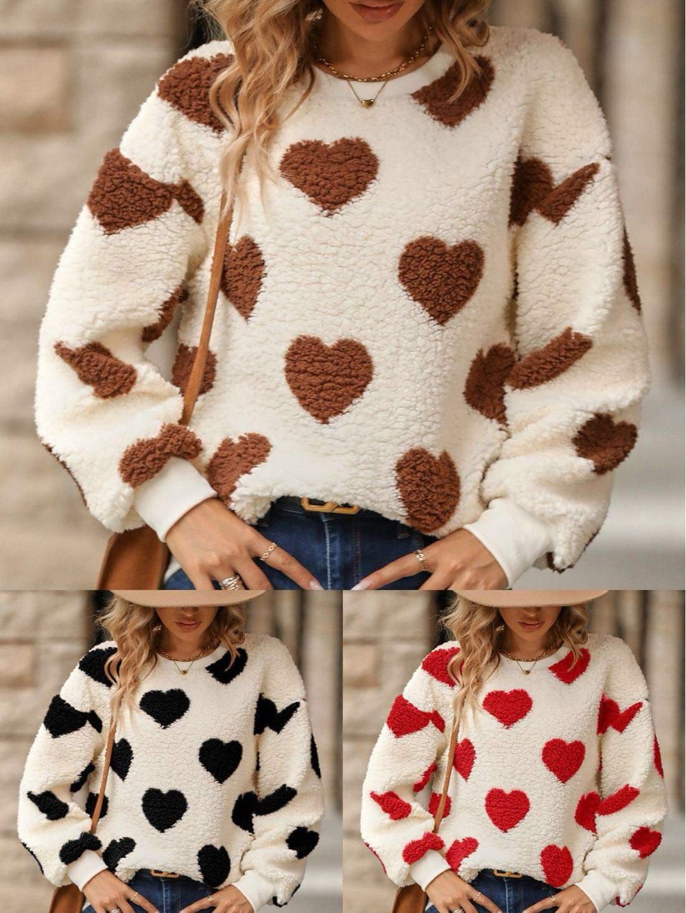 Image of Cozy Heart Sweater 