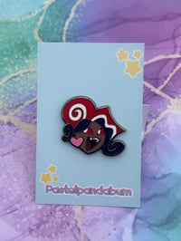 Image 8 of PREORDER Hazbin Hotel - The Vees heads Enamel Pin badge