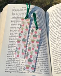 Image 8 of Cozy Plants and Bookish Themed Clay Bookmarks