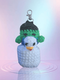 Image 4 of chicken jockey keychain
