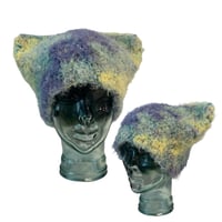 Fuzzy Monster Cat Ear Beanie