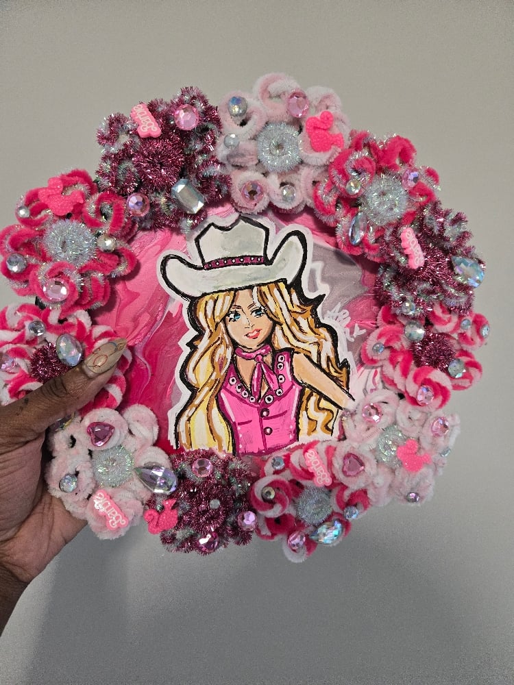 Image of Believeinit.art × @Janaementality Barbie Collab Art💗