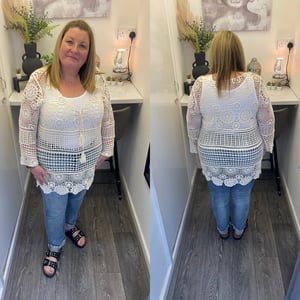 Image of Crochet Tassel Top