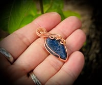 Image 3 of Lapis Wrapped in Bright Copper