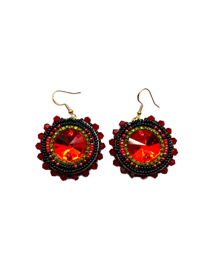 Image 3 of Ruby Dream Earrings 